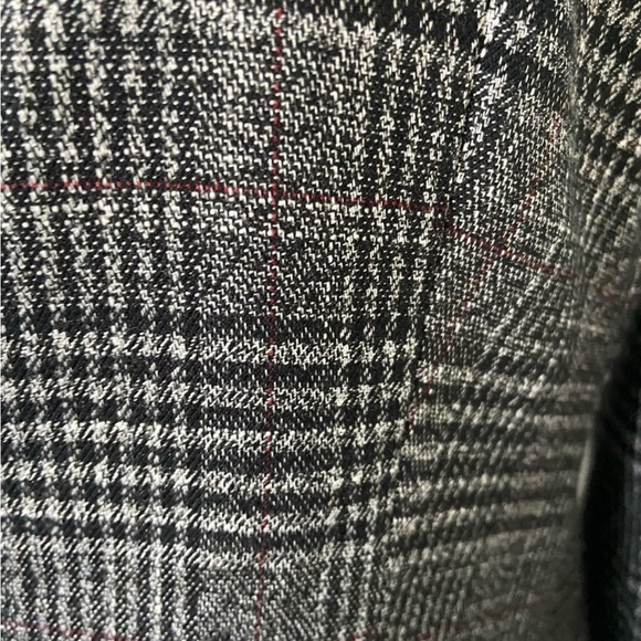 Something Navy Plaid Blazer - Picture 4 of 6